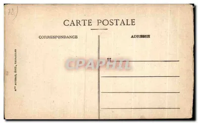 Parque de VERSAILLES — Bassin dos Amores — editora Mme Morand, n°78 — Verso