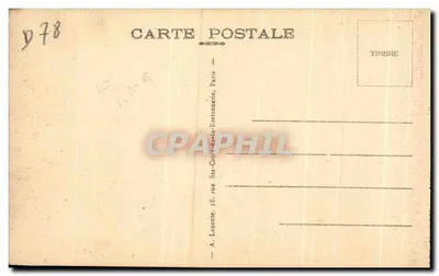 Versailles — O Castelo e a Orangerie — A. L. — Verso