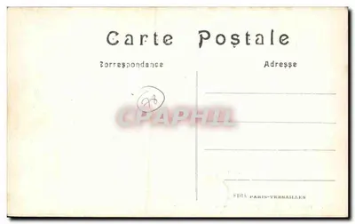 Versalles — Hameau de Trianon — Le Colombier y la casa del guardián — Reverso