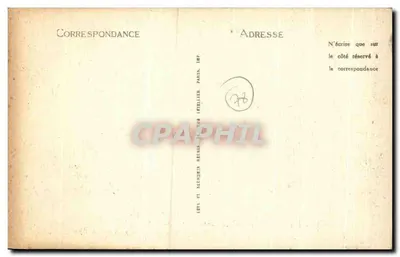 Versalhes — A Igreja de São Luís e a Estátua do Padre da Espada — LL — Verso