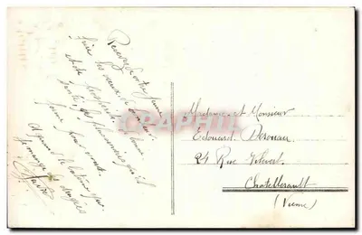 Arranjo de flores — Boa Ano — editor desconhecido, n° 541 — Verso