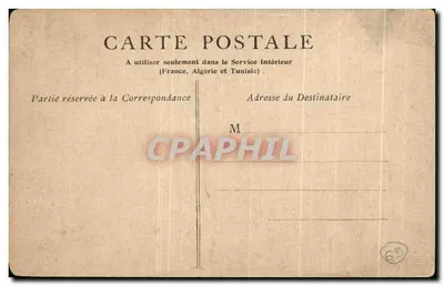 Bilhete postal antigo Abadia Des Vaulx De Cernay — Verso