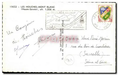 Les Houches e o Mont-Blanc — Les Éditions de l’Économie, Bron — Verso