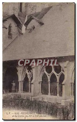 Abondance — Parte da Igreja e do Mosteiro dos séculos XII e XIII — L.F. 1032