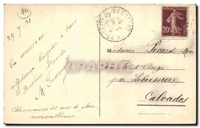 Chamonix - Morze lodowe widziane z Gare — Augusta Lontzé, fot. Chamonix, nr 204 — Rewers