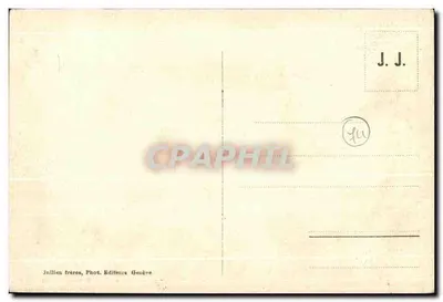 Chamonix — a Valeira do Arve e o Col de Balme — J.J. 7771 — Verso