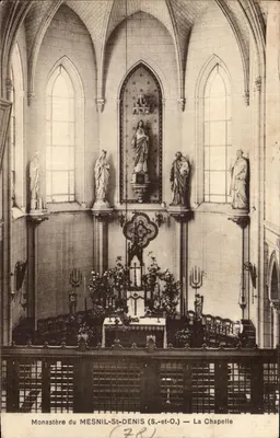 Mosteiro do MESNIL-ST-DENIS (S.-et-O.) — A Capela
