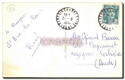 Plaża w Aix-les-Bains — wydawca A. R. L. T. — nr 164 — Rewers
