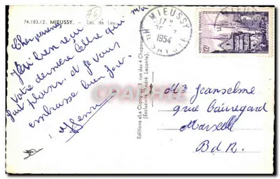 Lago de Ley — A Garça — Edições André Leconte — Verso