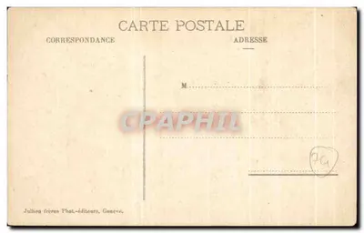 Chamonix e o Monte Branco — vista panorâmica — J. J. 95 A — Verso