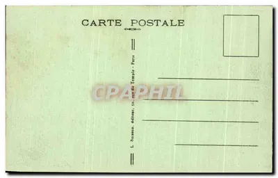 Paryż (1., 2. i 9.) — Aleja Opery i Plac Teatru Francuskiego — J. H. — Rewers