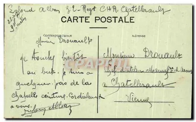Parigi — L'Arc de Triomphe du Carrousel — M.J. n°518 — Verso