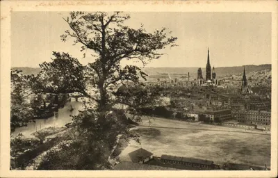 Rouen — Vue prise de la côte Sainte-Catherine — Phot. Combet-Macon