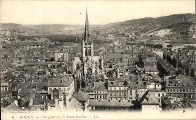 Rouen — Vue générale de Saint-Maclou — LL.