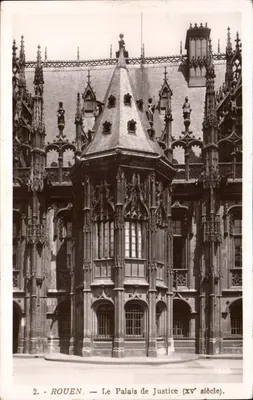 Rouen — Le Palais de Justice (XVe siècle) — Marque ROSE n°2548