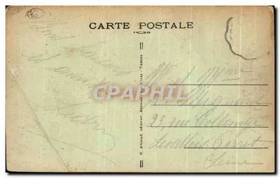 Les Rochers w kierunku Le Tréport — MERS-les-BAINS — G. Arlou, wydawca — Rewers