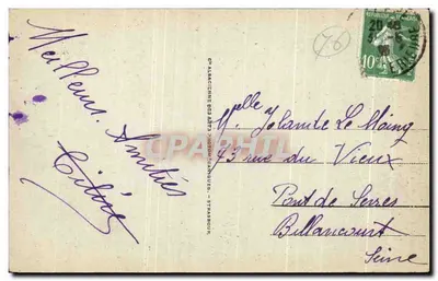 Dieppe - As Falésias, a Igreja de São Jacó e as Torres — Cie Alsacienne des Arts Photographiques — Verso