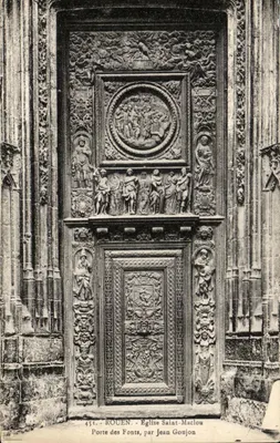 Porte des Fonts, église Saint-Maclou - Rouen - par Jean Goujon