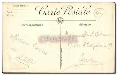Le Tréport — En medio de la tormenta — LL. N° 4038 — Reverso