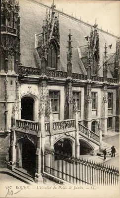 Rouen — L'Escalier du Palais de Justice — LL. — n° 287