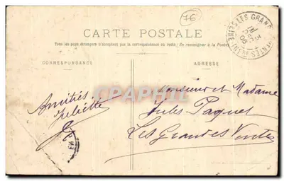 Neufchâteau-en-Bray — Igreja de Nossa Senhora — Mme Vve Massire, editora — Verso