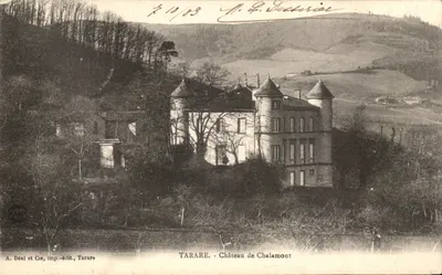 Tarare - Castelo de Chalamont — A. Déal e Cie, imp.-édit., Tarare