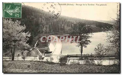 Tarare (Rhône) — Barragem da Turdine - Vista geral — A. Delal & Cie, Lyon