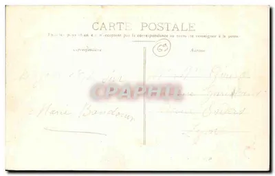 Tarare — As Fábricas — Estrada de Paris — C. G. Tarare — Verso