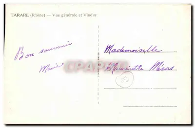 Tarare (Rhône) — Ogólny widok i most nad strumieniem — Comité Imp. Bacor — Rewers