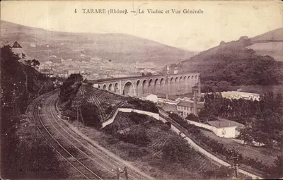 Tarare (Rhône) — O Viaduto e Vista Geral — A. Collot, n°4