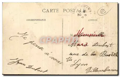 Tarare (Rhône) — Widok mostu i ogólny widok — A. L. Denys, drukarz, Tarare — Rewers