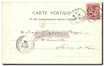 Tarare — Katedra św. Andrzeja — A. Déal i Cie, drukarz-wydawca, Tarare — Rewers