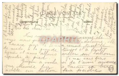 Tarare (Rhone) - Capela de Bel-Air — A. Dézi, Imp. 4dii, Tarare — Verso