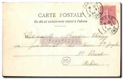 Igreja de Santa Madeleine — Tarare — A. Déal e Cie, imp.édit. — Verso