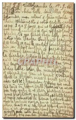 As margens da Saône — em Frans-Beauregard — B.F. Paris — Verso