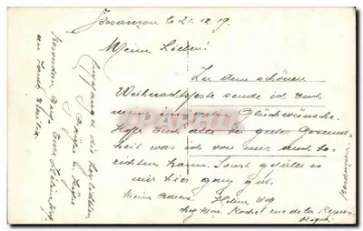 Dziecko w stroju świątecznym — dekor lasu — EME 830 — Rewers