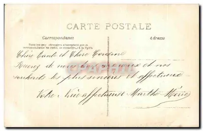 Menina com buquê de flores — 'Bom Ano' — editor D.J.K., n° 412 — Verso
