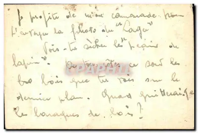 Campo de Lager — vista das barracas — editor desconhecido, número de série não visível — Verso