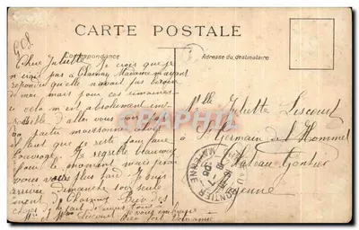 Jezioro i góry — widok górski — wydawca nie widoczny — Rewers