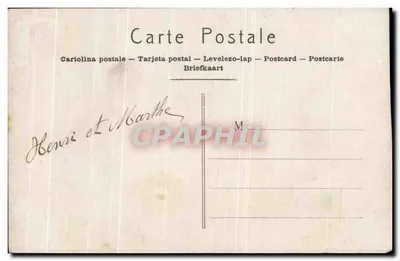 Dziewczynka w zimowej stroju — Szczęśliwe Nowe Rok — JAK Paris — Rewers