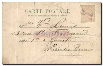 Mazzo di fiori — 1903 — Editore non identificato — Verso