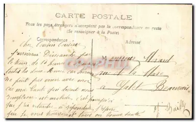 Dois crianças com um cesto de flores — Irisa, n°2861 — Verso