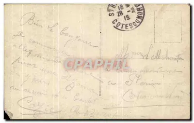 Młoda kobieta z bukietem — Myśl — Wydawca ELD, n° 1126 — Rewers