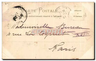 Dwie tancerki w długich sukniach — gra gracji — wydawca H.P. (H. Pichon ?) — niezidentyfikowana seria — Rewers
