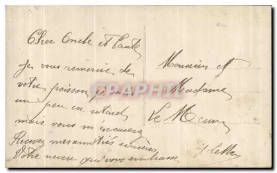 Mężczyzna w stroju wieczornym — z bukietem i wazą z różami — wydawca Victoire, nr 3577 — Rewers