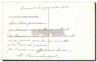 Dziewczyna zimą — Szczęśliwy Nowy Rok — Gloria, n° 565 — Rewers