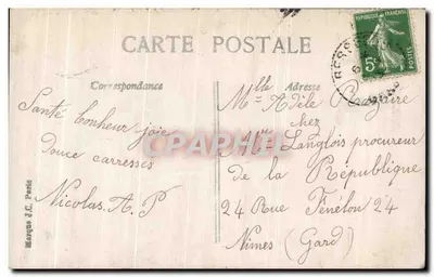 Lilac in Bloom — Happy New Year — J.C. Paris n°481 — Back