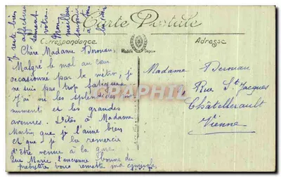 Parijs — De Avenue des Champs-Élysées en de Paarden van Marly — LL. n° 353 — Achterkant
