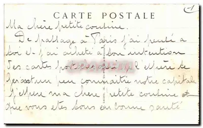 PARYŻ — Arc de Triomphe — Wydawca Guy, n°6 — Rewers