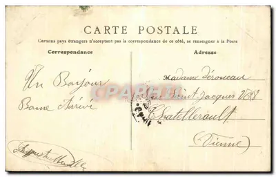 Orléans — La Cattedrale e il Teatro — Edizione Gendrier — Verso